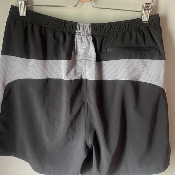 The North Face Men's Athletic Shorts in Black and Gray - Picture 2 of 8